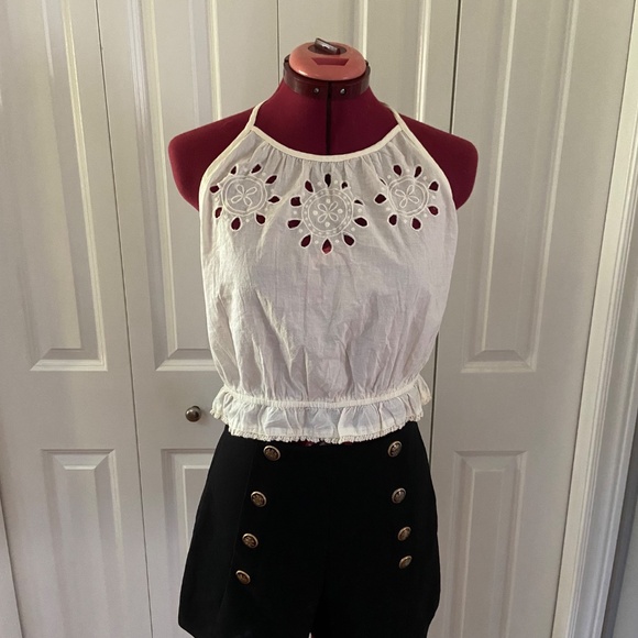 Aerie Boho eyelet top NWT - Picture 2 of 6